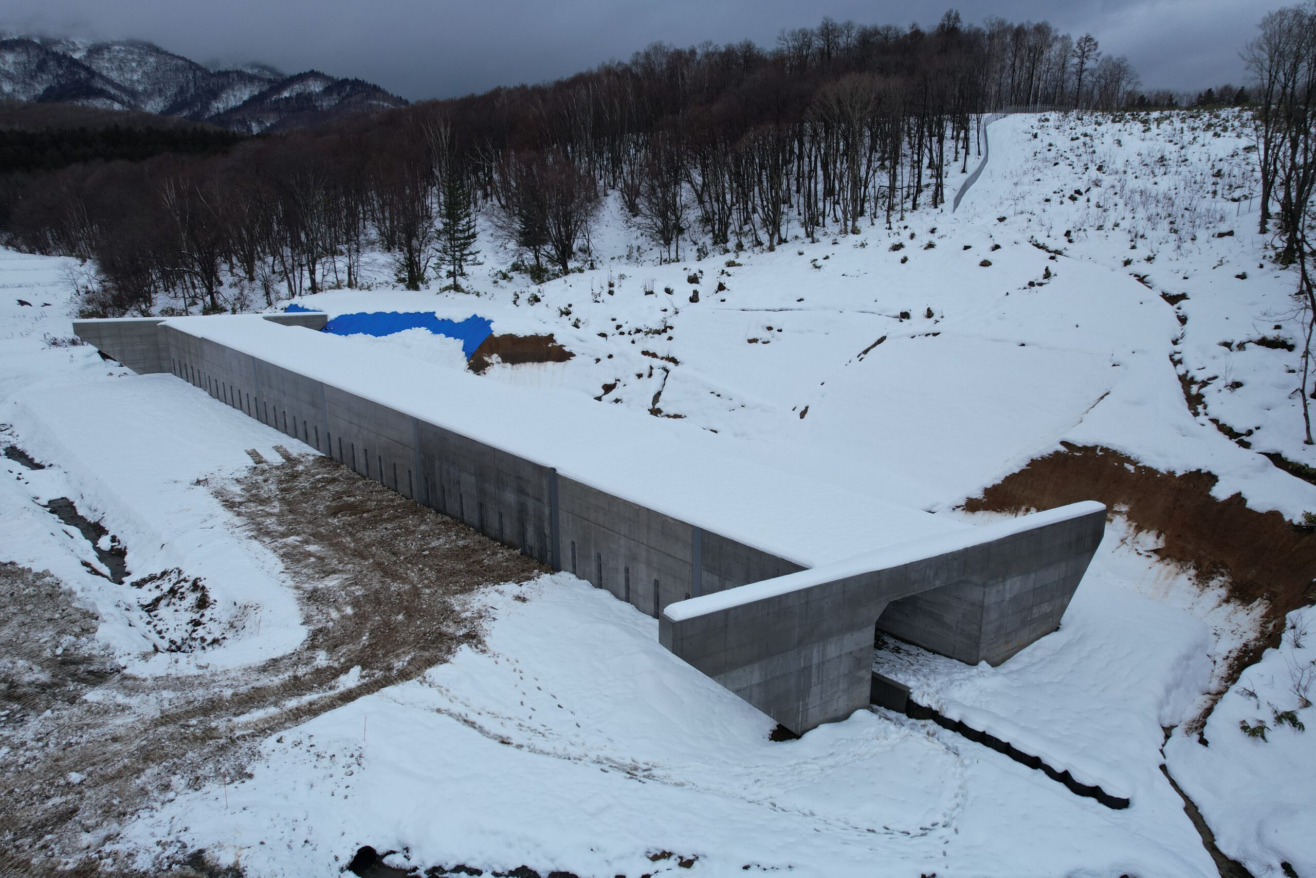 一般国道５号 仁木町 カジヤノ川函渠工事